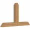 Ekena Millwork Portland Timber Gable Bracket, Western Red Cedar, 60"W x 35"H x 5 1/2"D x 5 1/2"F, 14/12 Pitch GBW060X35X0606POR00SWR - alternate 3